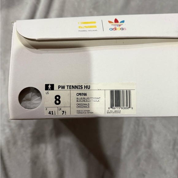 Adidas Hu - Blue Sneakers Lightweight Knit Design - Picture 8 of 9